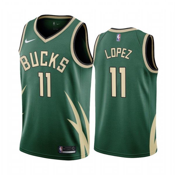 Milwaukee Bucks Trikot Brook Lopez 11 2020-21 Earned Edition Swingman - Herren Milwaukee Bucks Trikot Brook Lopez 11 2020-21 Earned Edition Swingman - Herren